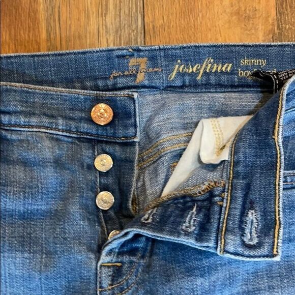 7 for all Mankind cropped jeans 26 (3582) - Picture 3 of 8